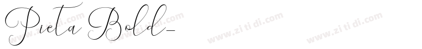 Pieta Bold字体转换